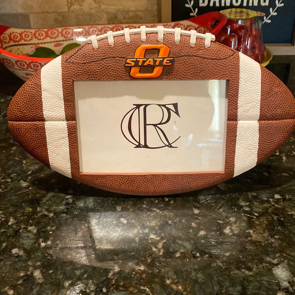 OSU football picture frame